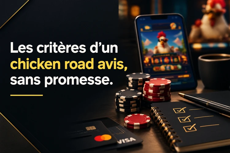Les critères d’un chicken road avis, sans promesse