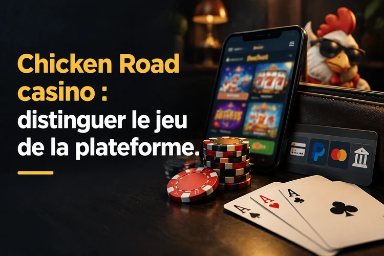 Chicken Road casino : distinguer le jeu de la plateforme
