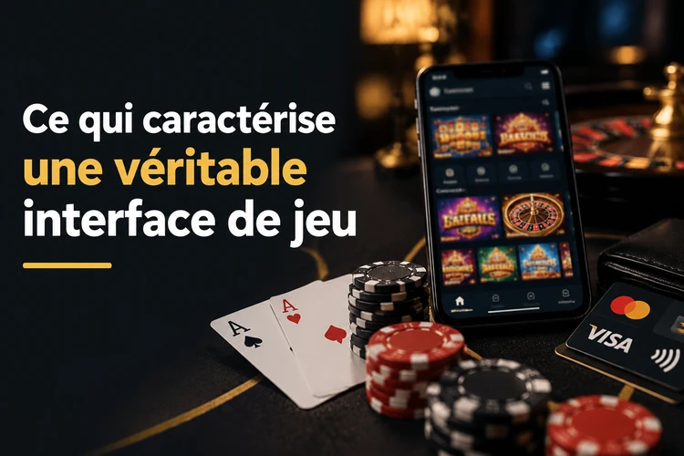 Ce qui caractérise une véritable interface de jeu