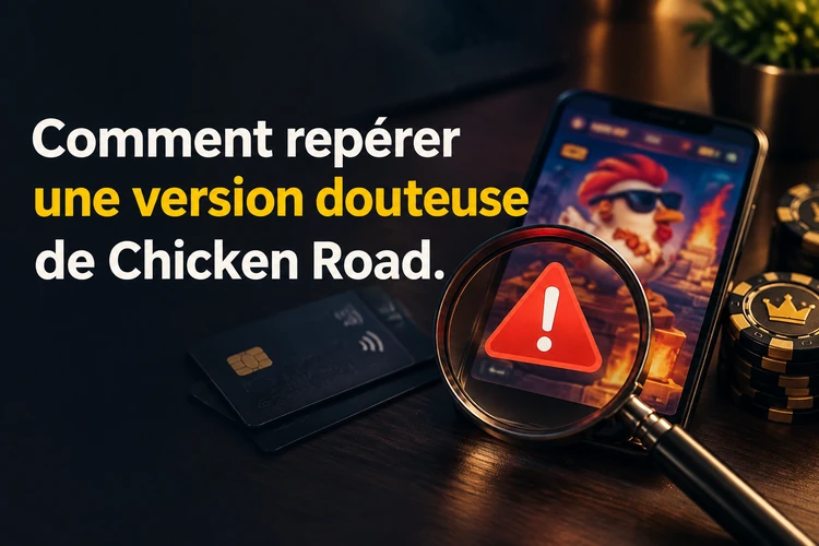 Comment repérer une version douteuse de Chicken Road
